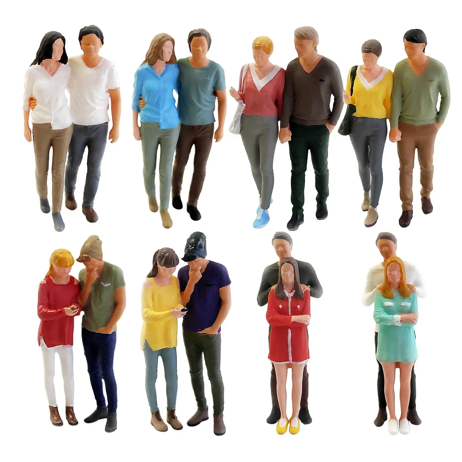 Figuras para diorama en miniatura, personas de pie variadas - imagen 3