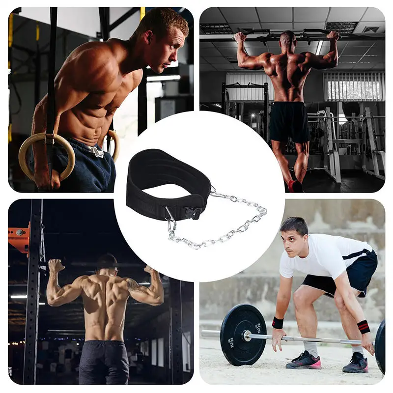 Cinturón de pesas con soporte lumbar y postura estable en gimnasio - imagen 5