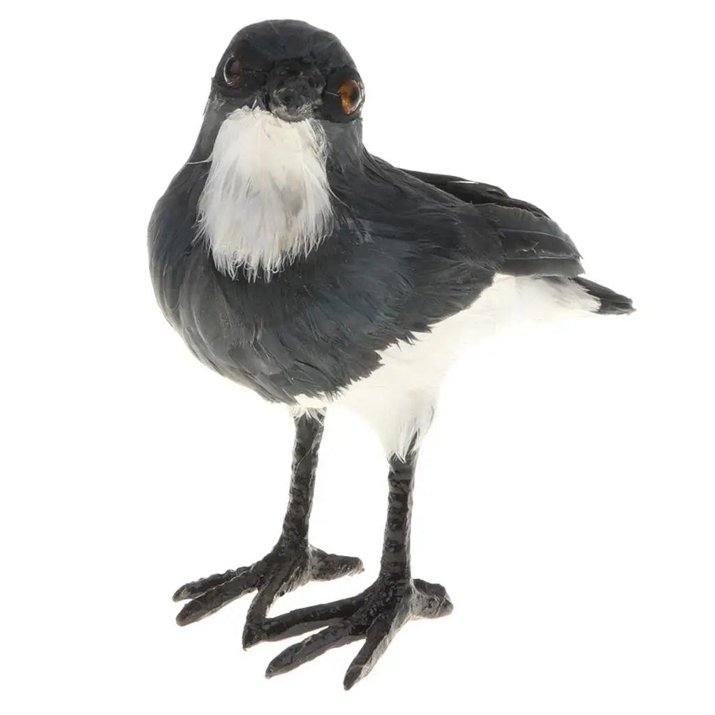 Peluche realista de pájaro carnicero de piel sintética decorativa