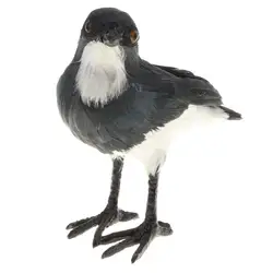 Peluche realista de pájaro carnicero de piel sintética decorativa