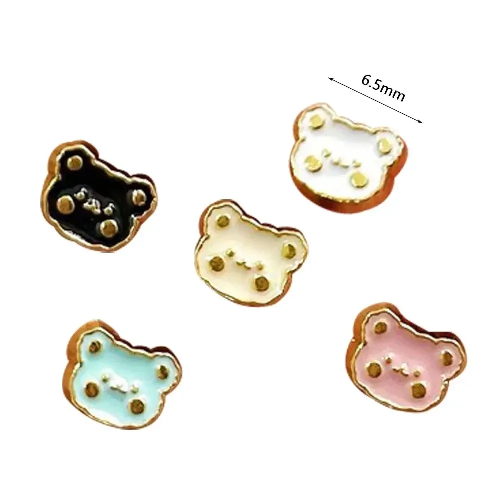 Botones metálicos mini para ropa de muñeca con oso - imagen 5