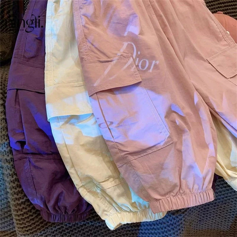 Pantalones de chándal finos sueltos para niños y niñas - imagen 5