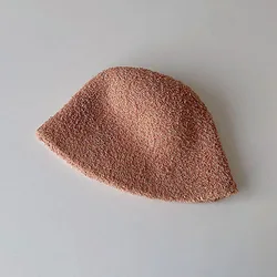 Gorro de punto infantil – Estilo Preppy cálido para invierno