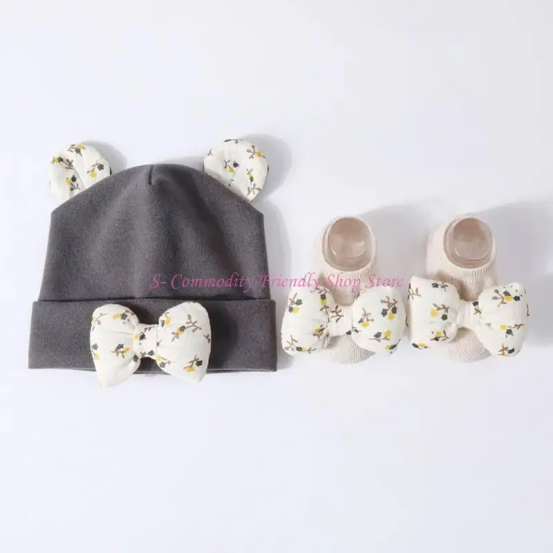 Conjunto calcetines y gorros de algodón para niños protección solar - imagen 3