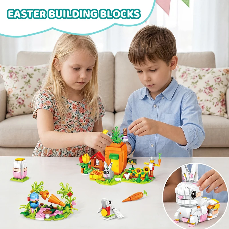 Bloques de construcción de cuentas pequeñas de Pascua para montar - imagen 5