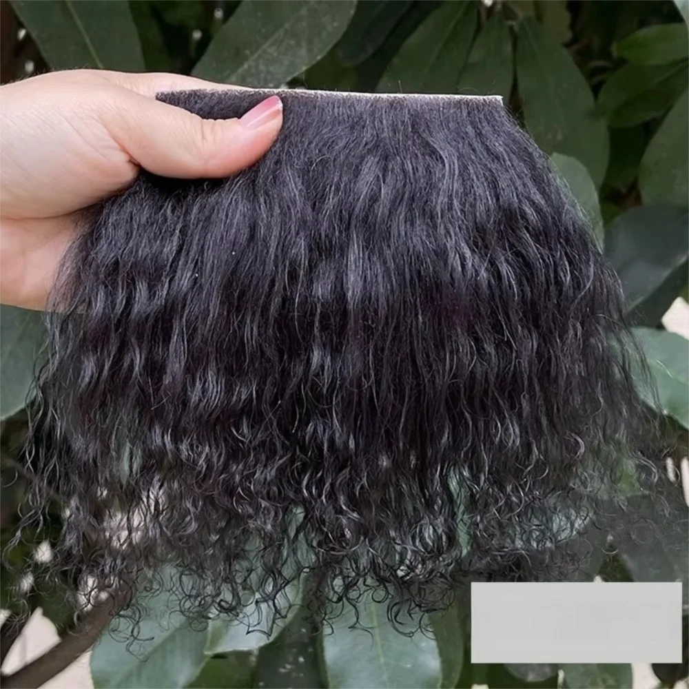 Extensiones rizadas en piel de oveja para BJD y pelucas - imagen 4