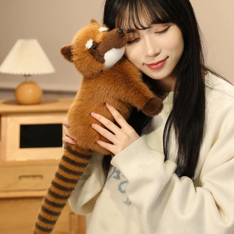 Peluche de mapache realista bonito – Juguete zoológico - imagen 5