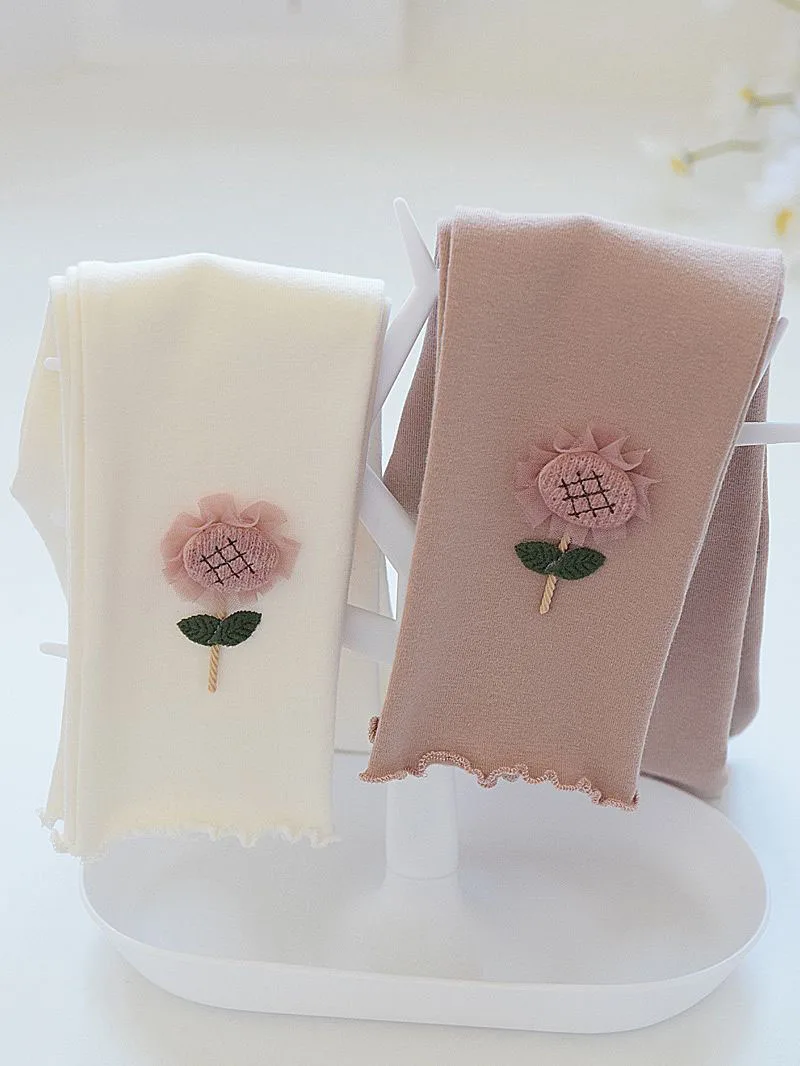 Mallas ajustadas para niñas - Algodón suave estilo elegante otoño - imagen 2