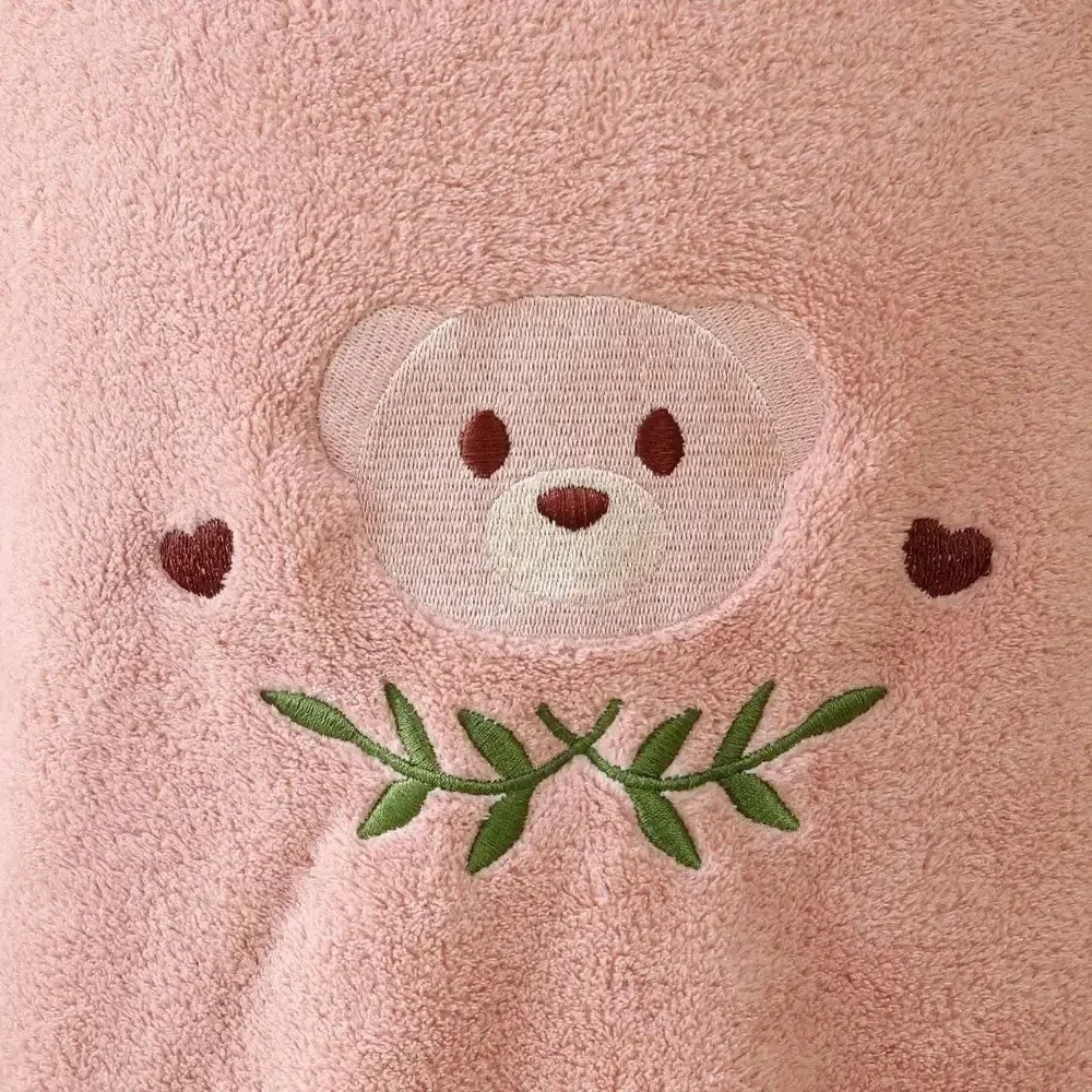 Toalla con capucha para bebé – Felpa suave y superabsorbente - imagen 3