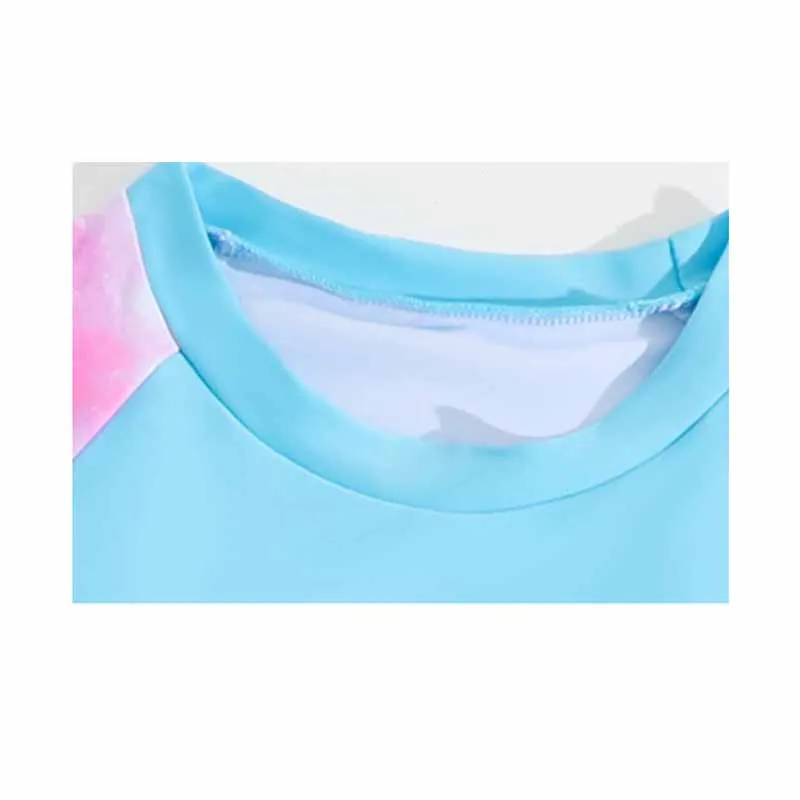 Traje de baño infantil estilo surf con manga larga y shorts para niño - imagen 4