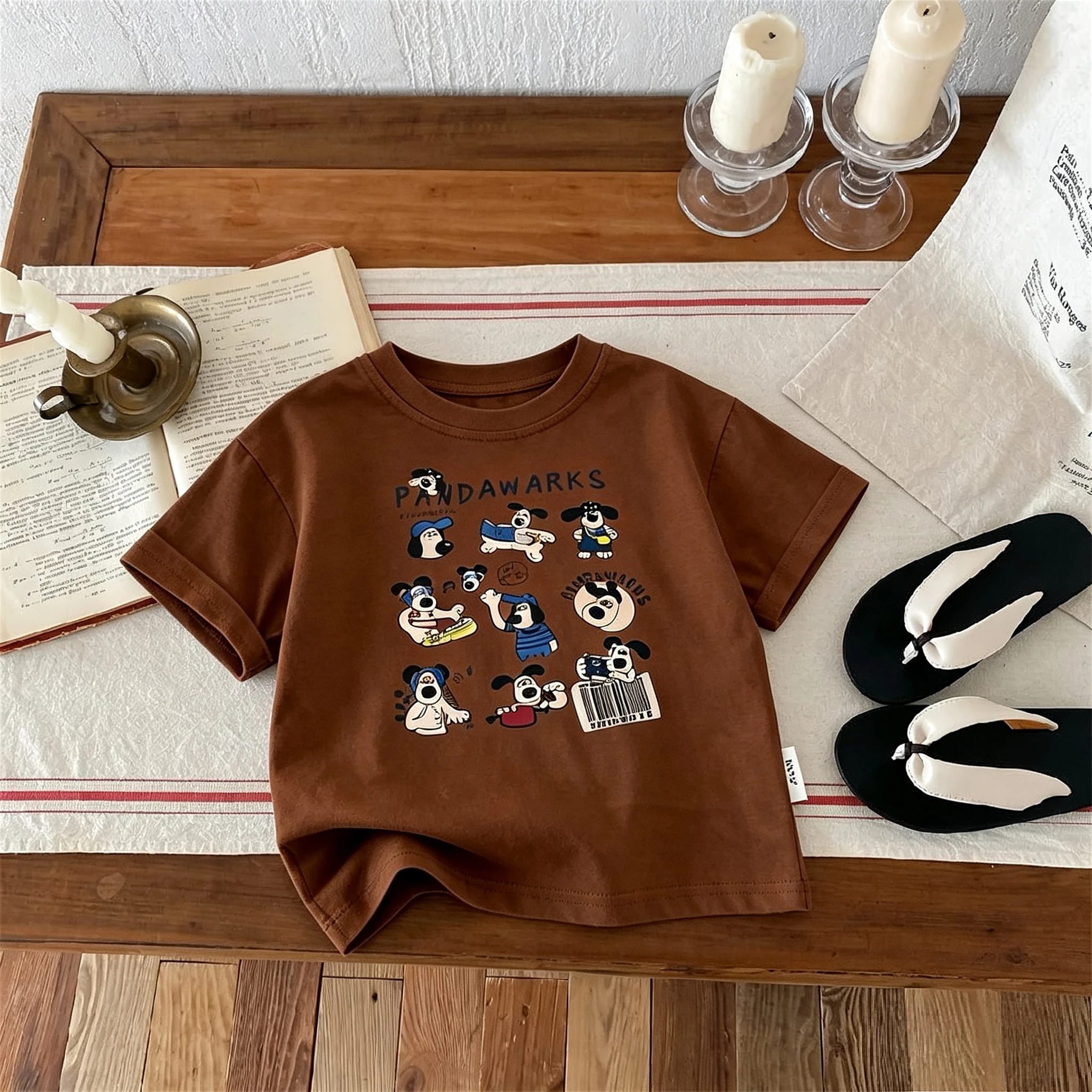 Camisetas manga corta holgadas para niños y niñas de diario - imagen 4