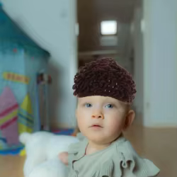 Gorro de punto suave y elástico para bebé, niño pequeño