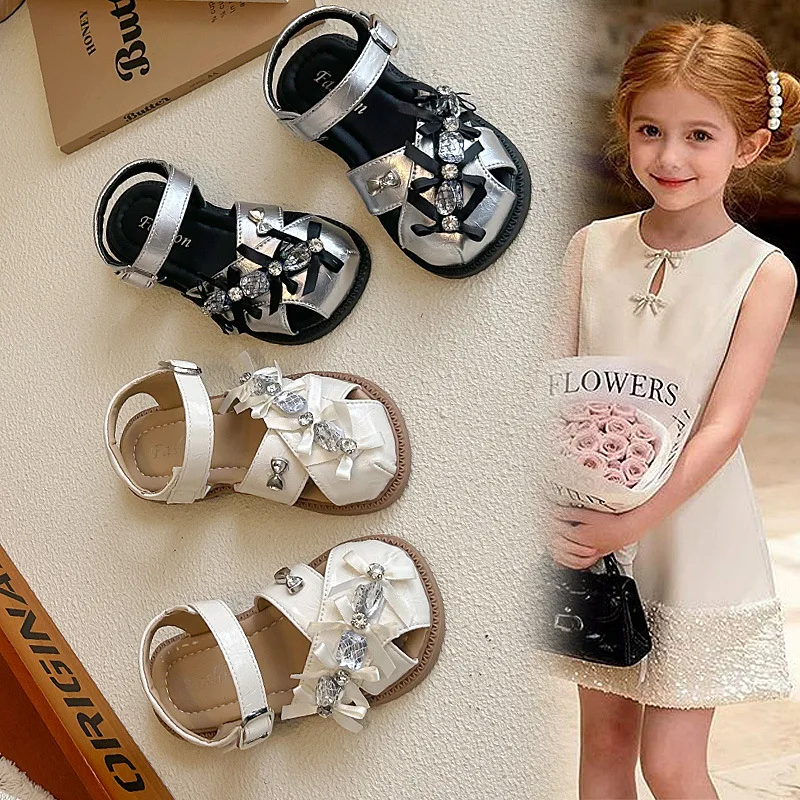 Zapatos de princesa con lazo para niña – estilo de fiesta