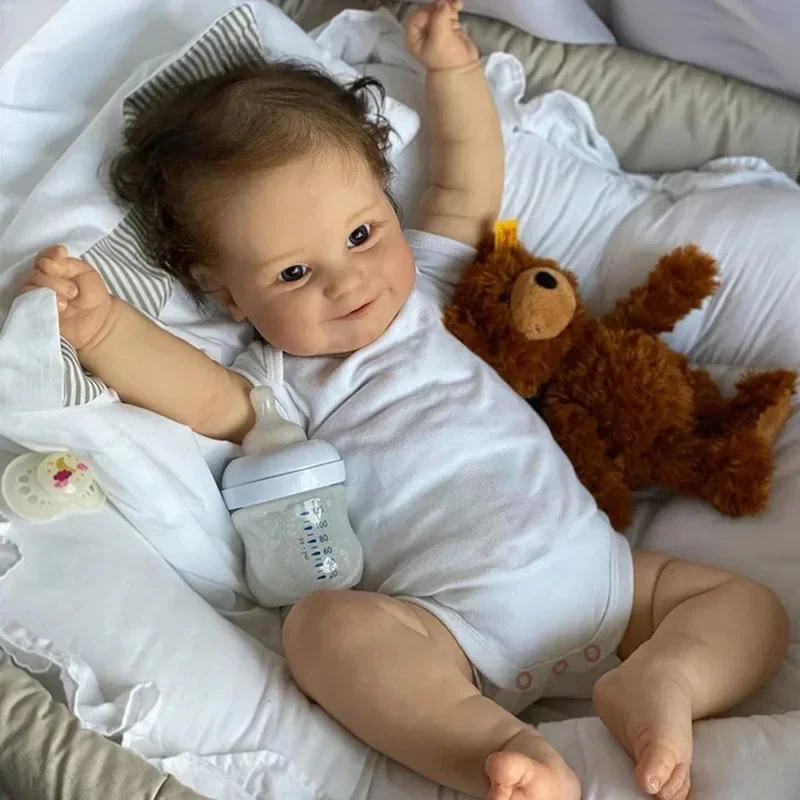 Muñeca Maddie realista de bebé recién nacido pintada a mano 3D - imagen 3