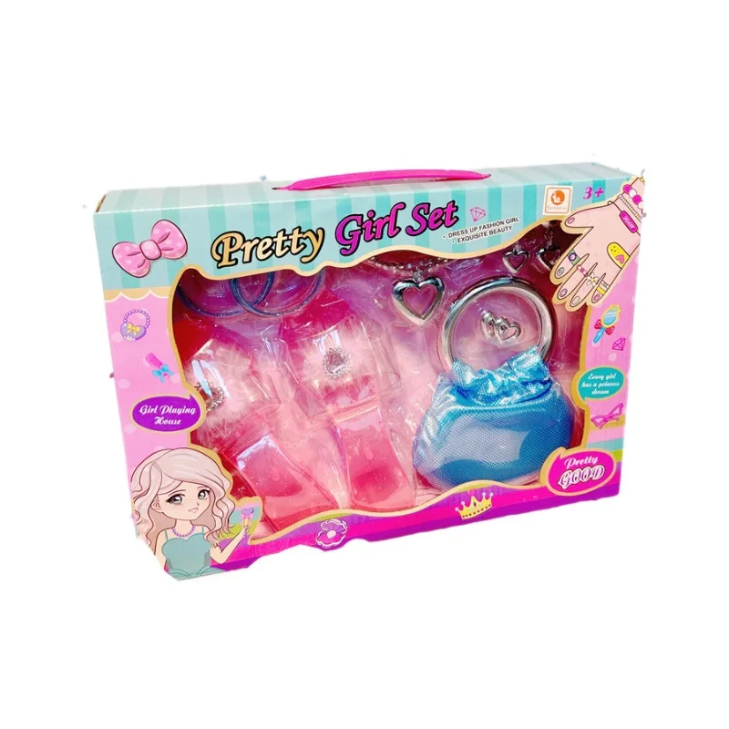 Juego de rol princesa con joyería y maquillaje para niñas
