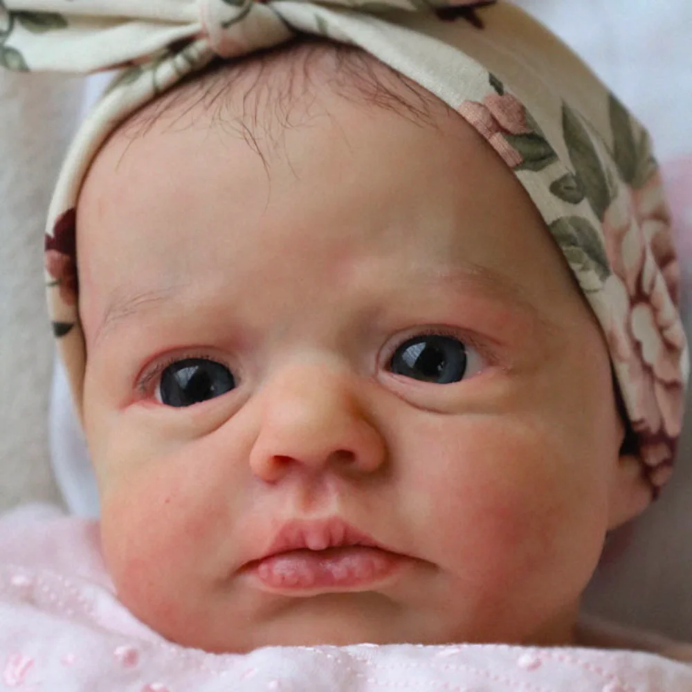 Kit muñeca realista LouLou Awake – Piezas sin pintar 50 cm ojos despertares - imagen 3