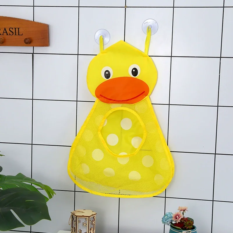 Bolsa organizadora para juguetes baño con ventosas y red de malla - imagen 4