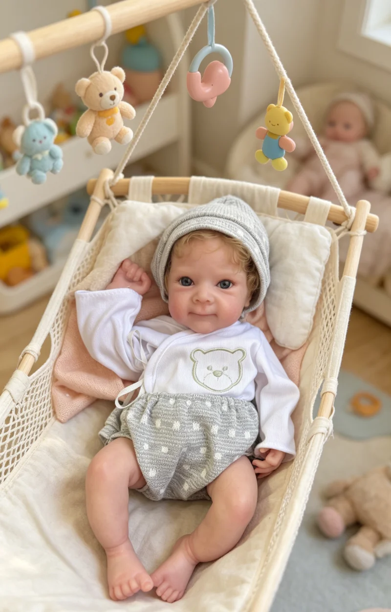 Muñeca reborn Bettie de silicona suave, tacto 3D realista - imagen 5