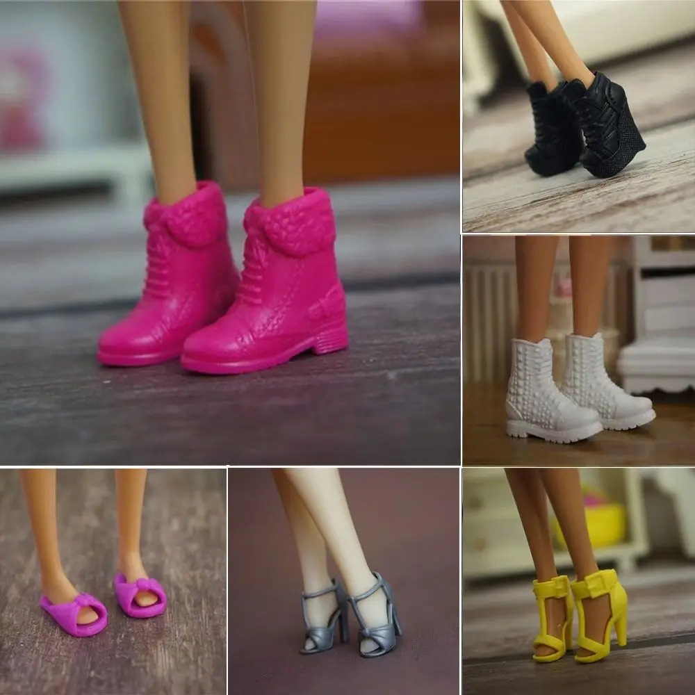 Botas de tacón para muñeca estilo supermodelo de juguete - imagen 2