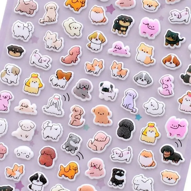 Pegatinas 3D infantiles de animales y pasteles para manualidades - imagen 4