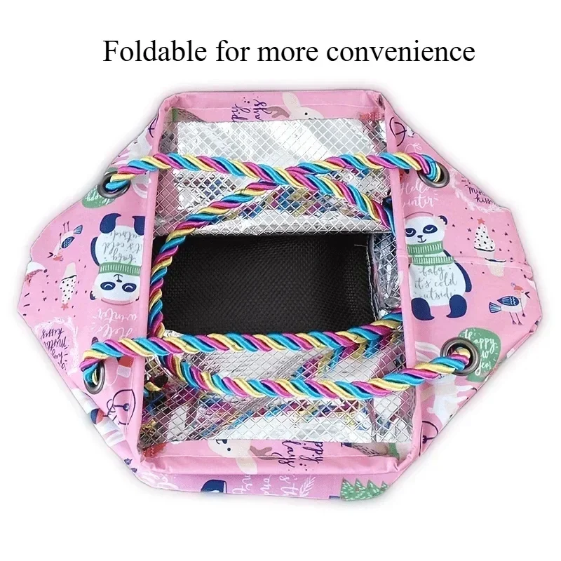 Bolsa de playa impermeable ligera de malla para pañales - imagen 5