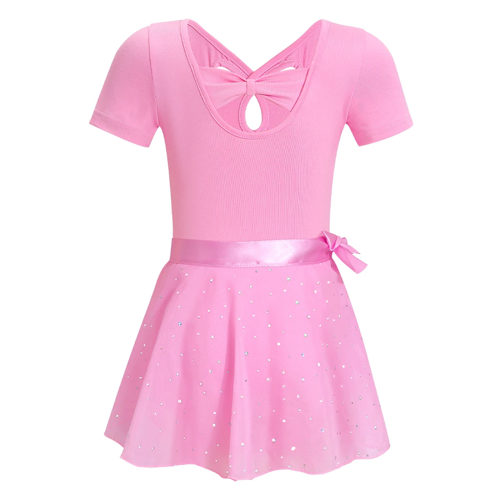Maillot de ballet para niña con falda extraíble y vestido clásico - imagen 2