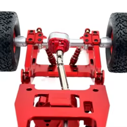 Coche RC: kit de mejora metálico con amortiguador trasero