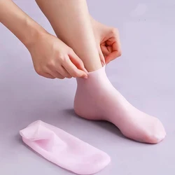 Calcetines hidratantes protectores de talón silicona reutilizables