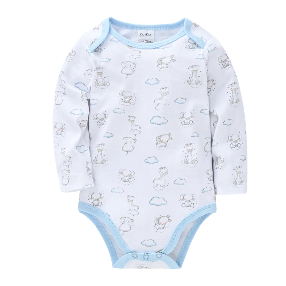 Body manga larga algodón con jirafa para bebé 0-12 meses