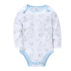 Body manga larga algodón con jirafa para bebé 0-12 meses