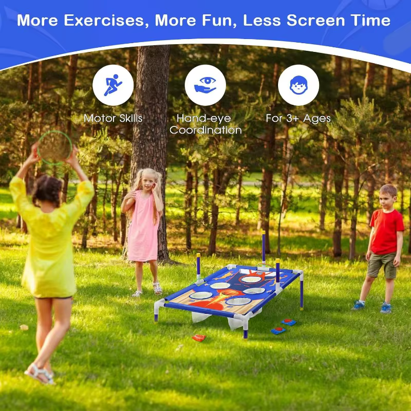 Juego de anillas y bolitas para niños al aire libre - imagen 2