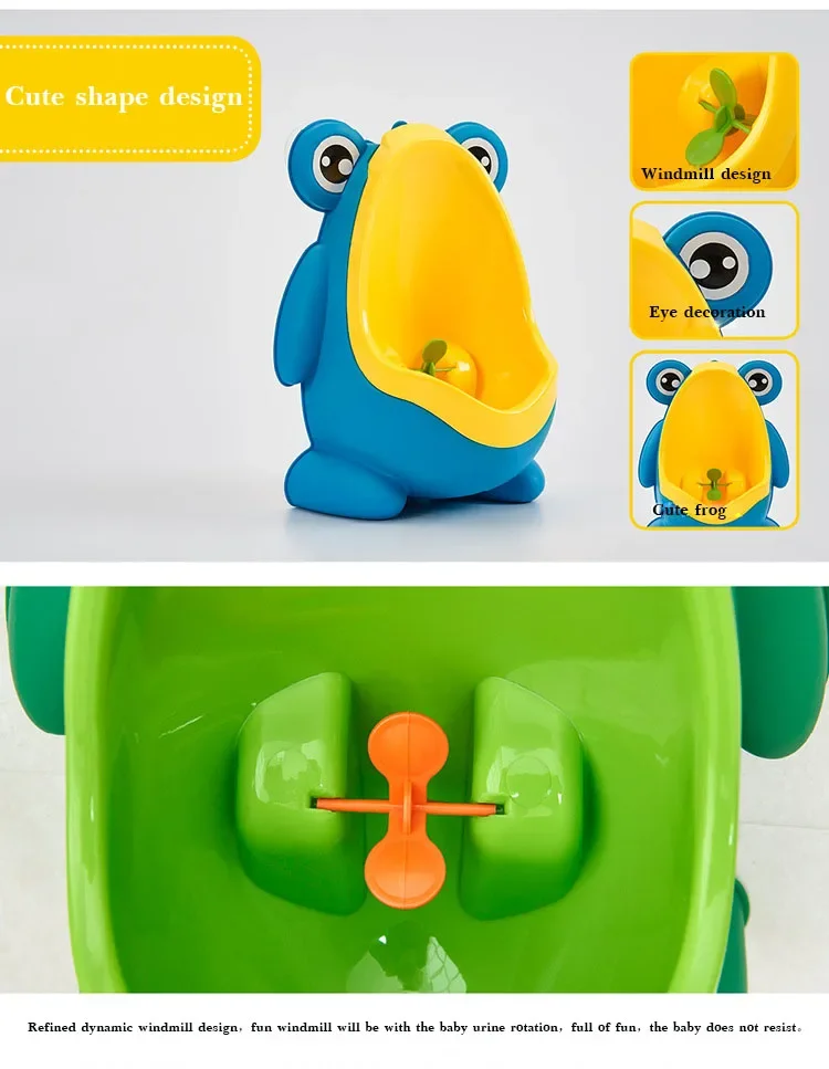 Urinario vertical infantil modelo rana