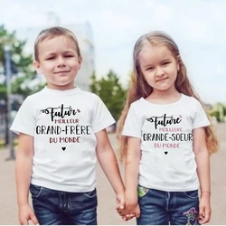 Camiseta futuro hermano mayor para niño - Anuncio de bebé original