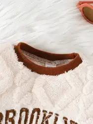 Sudadera con capucha cálida para bebé – manga larga esponjosa