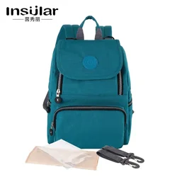 Mochila de pañales impermeable con amplio espacio para bebé