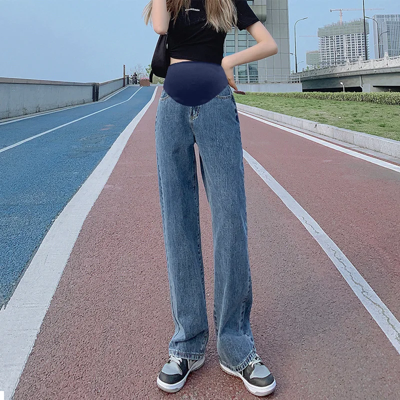 Jeans maternity en look de otoño