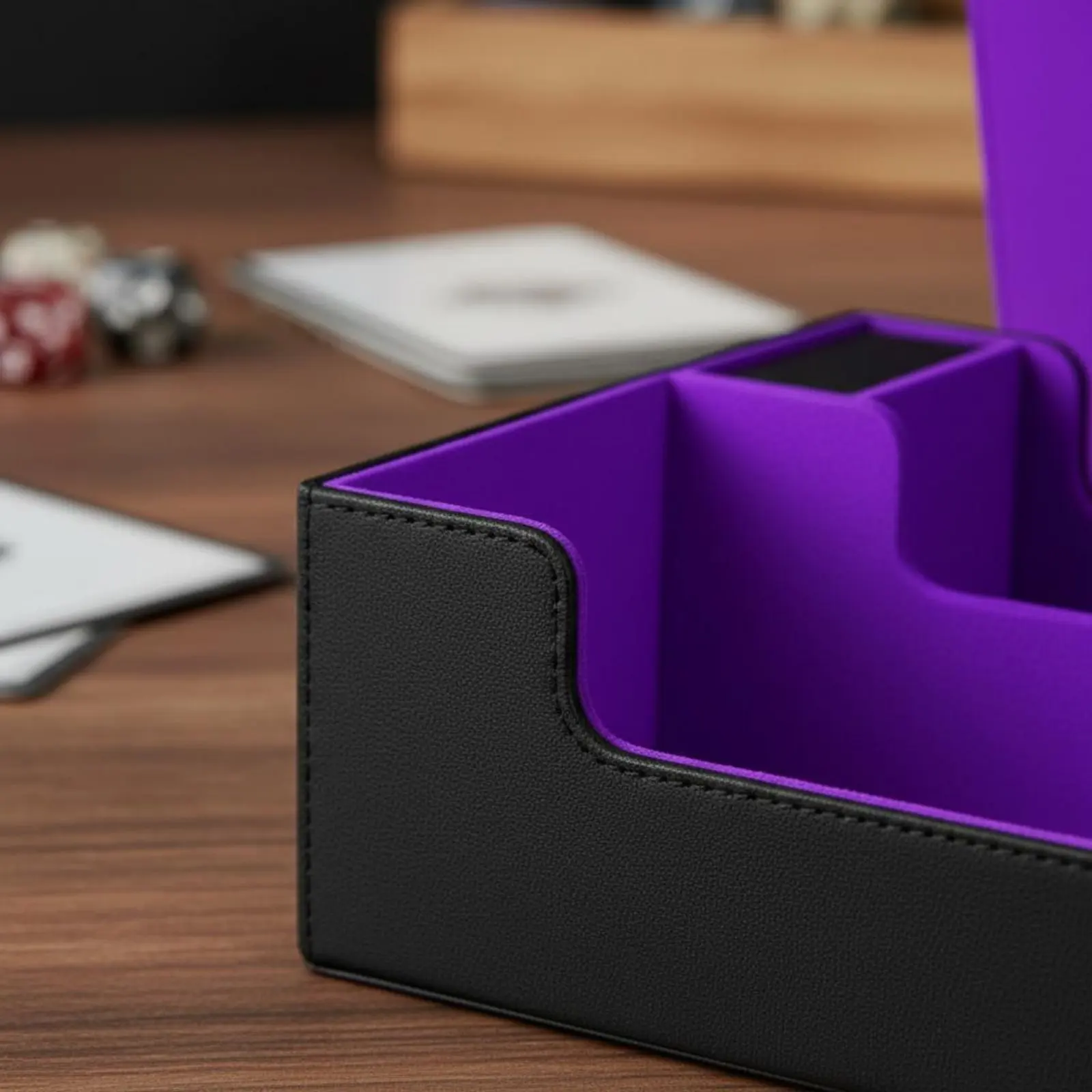 Caja portátil para cartas coleccionables con bandeja de dados - imagen 5