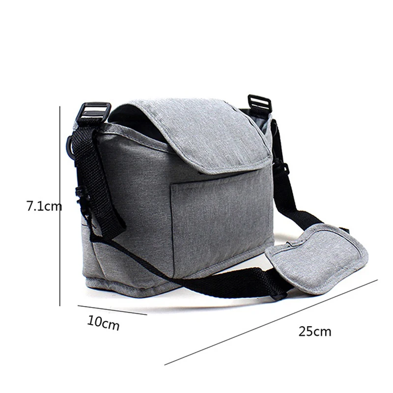 Bolsa de pañales para cochecito: gran capacidad y diseño cruzado - imagen 3