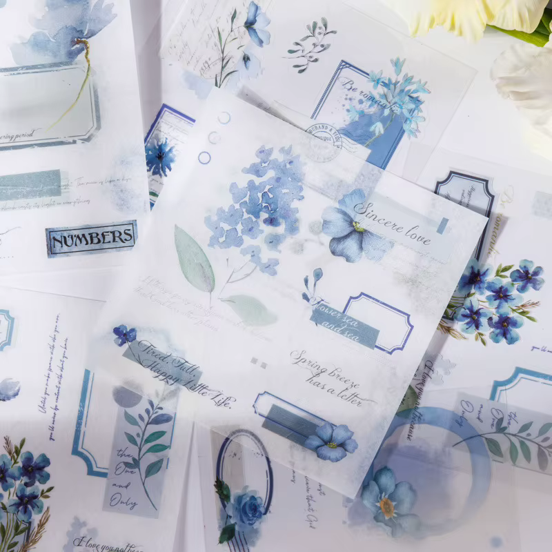 Libro de pegatinas florales con cuatro estaciones para manualidades - imagen 3