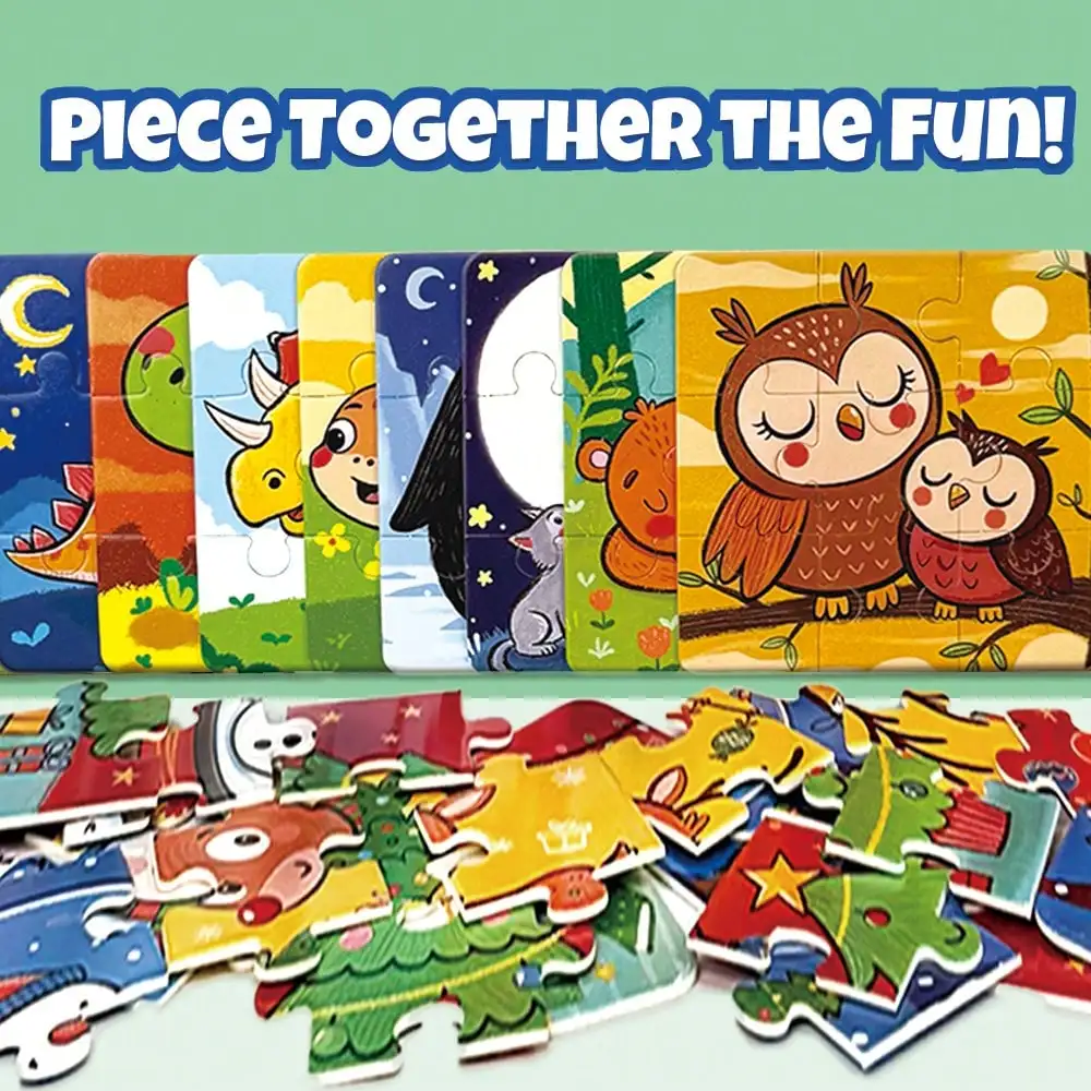 Rompecabezas de granja con animales educativo para niños pequeños - imagen 2