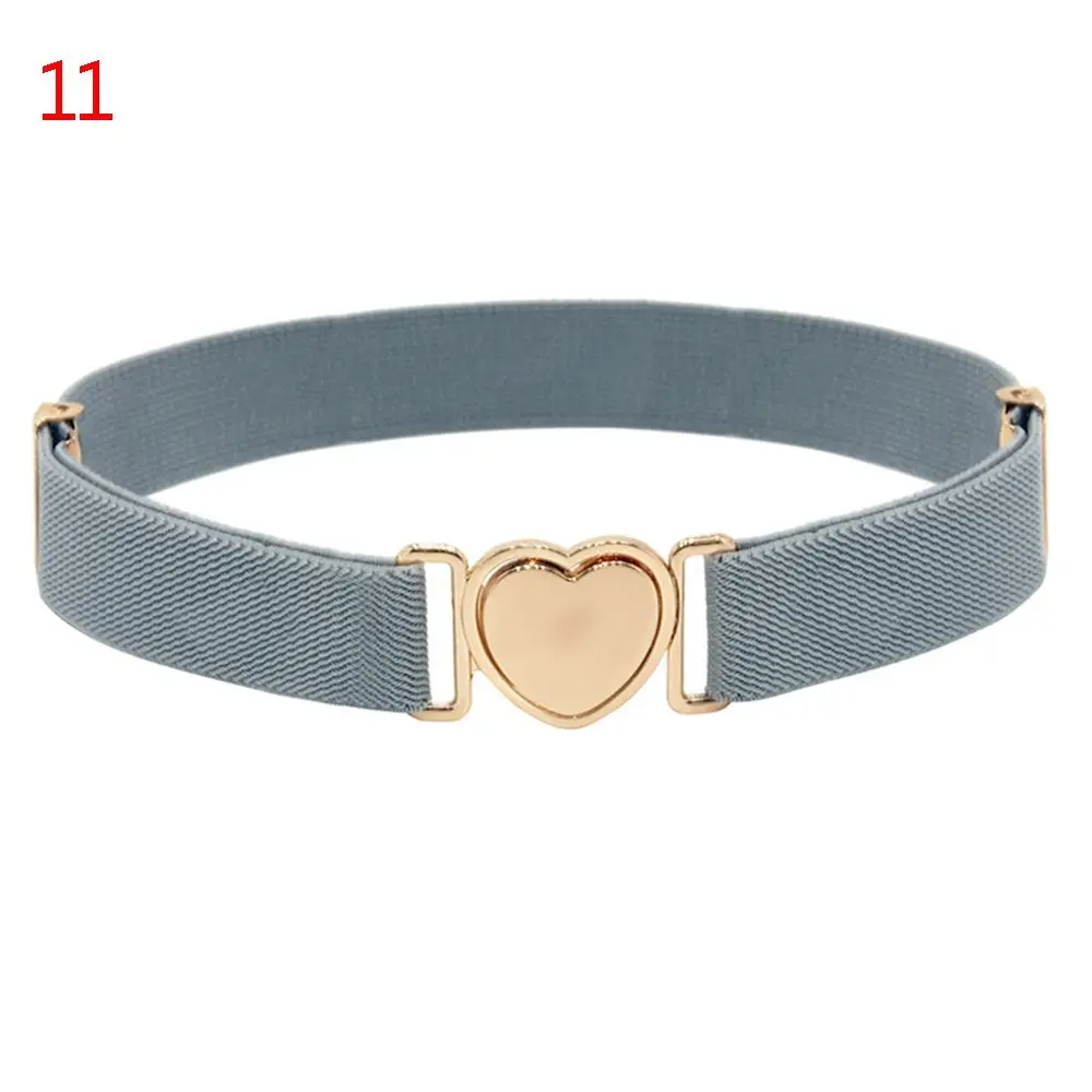Cinturón elástico infantil con corazón – Complemento para vestidos