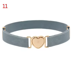 Cinturón elástico infantil con corazón – Complemento para vestidos