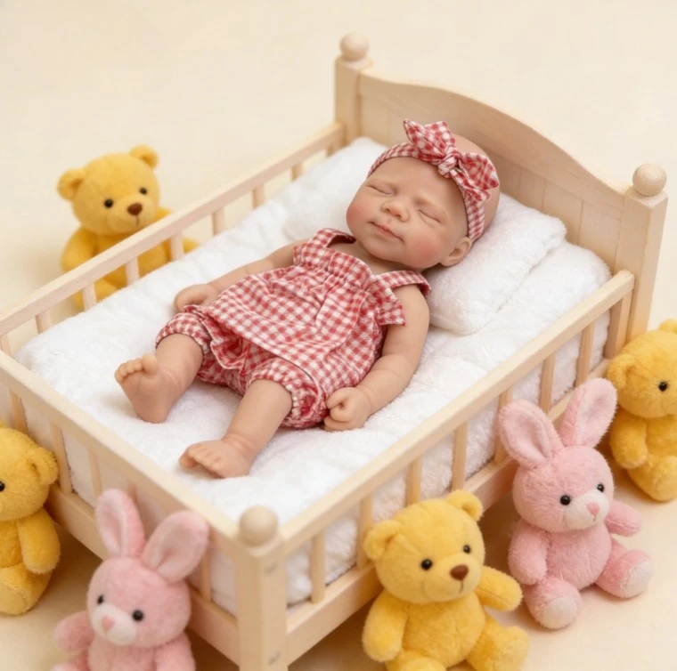 NPK 12 Muñeca Reborn de Silicona Suave – Piel 3D Realista - imagen 2