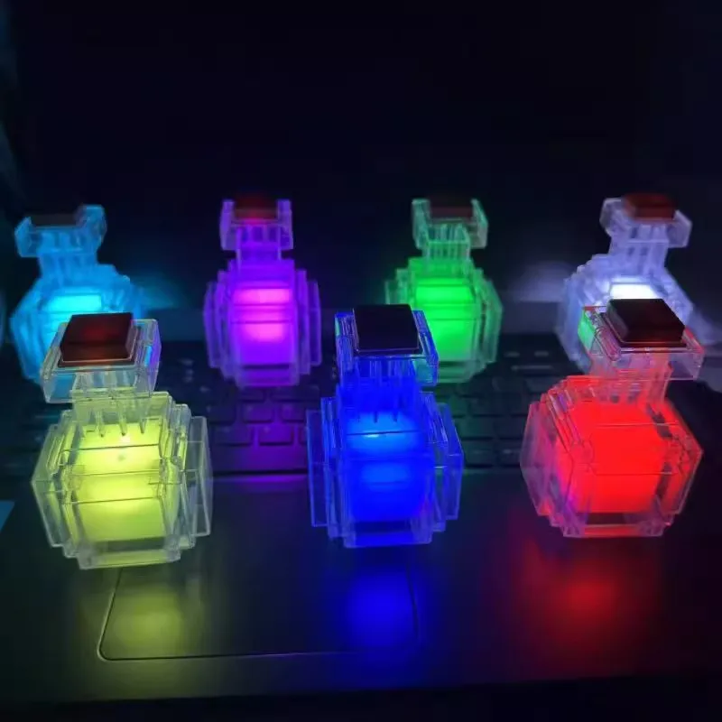 Lámpara de noche infantil LED recargable USB con botella