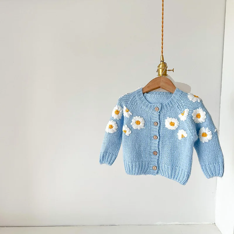 Cárdigan bordado de punto para bebé y niña Milangel - imagen 3