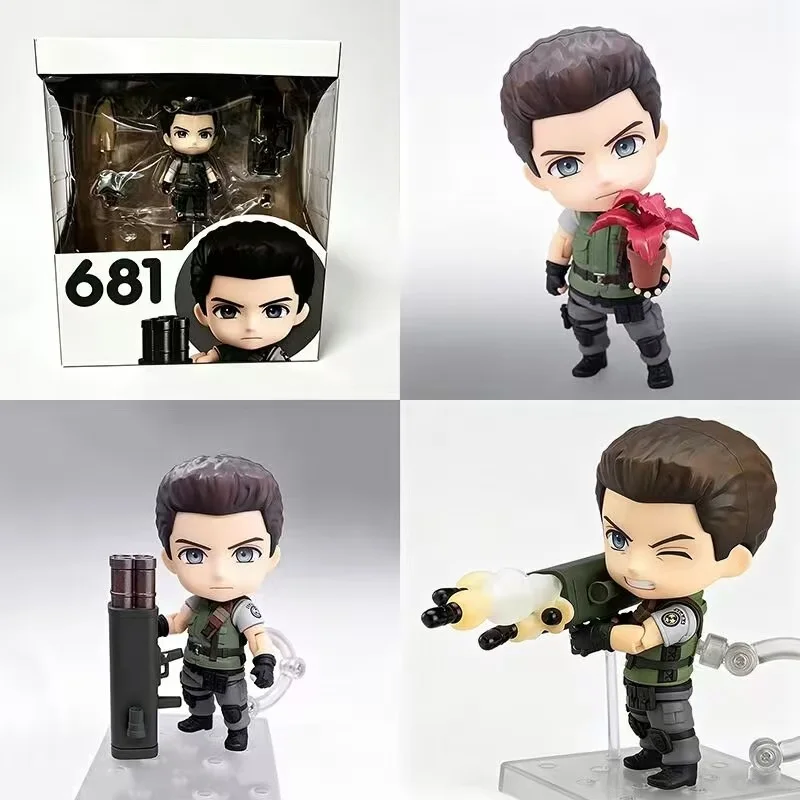 Figura de acción Chris Redfield con rostro intercambiable posable - imagen 3