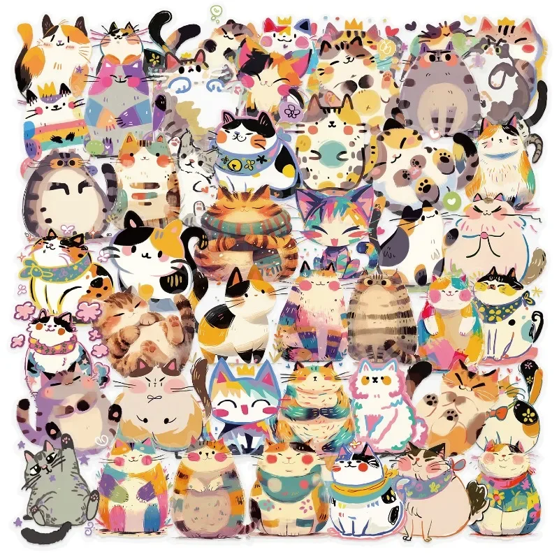 Pegatinas infantiles de gato y animales para recortar y decorar - imagen 4
