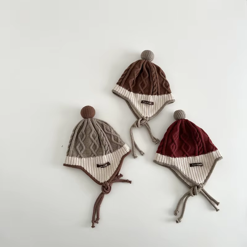 Gorro de invierno térmico en punto con solapa para orejas - imagen 5