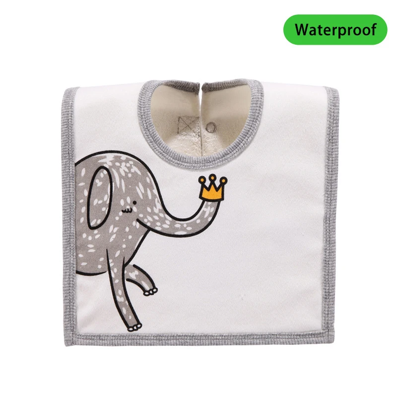 Babero impermeable de algodón para bebé – Ideal para comer