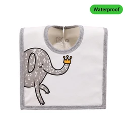 Babero impermeable de algodón para bebé – Ideal para comer